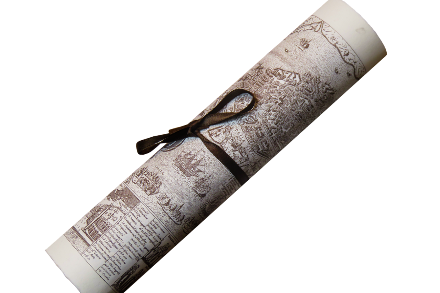 certificate scroll